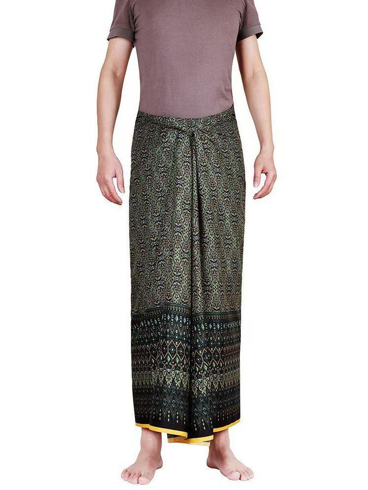 Sarong Men Wrap - Sarong Unisex Longyi Lungi Batik, Falda