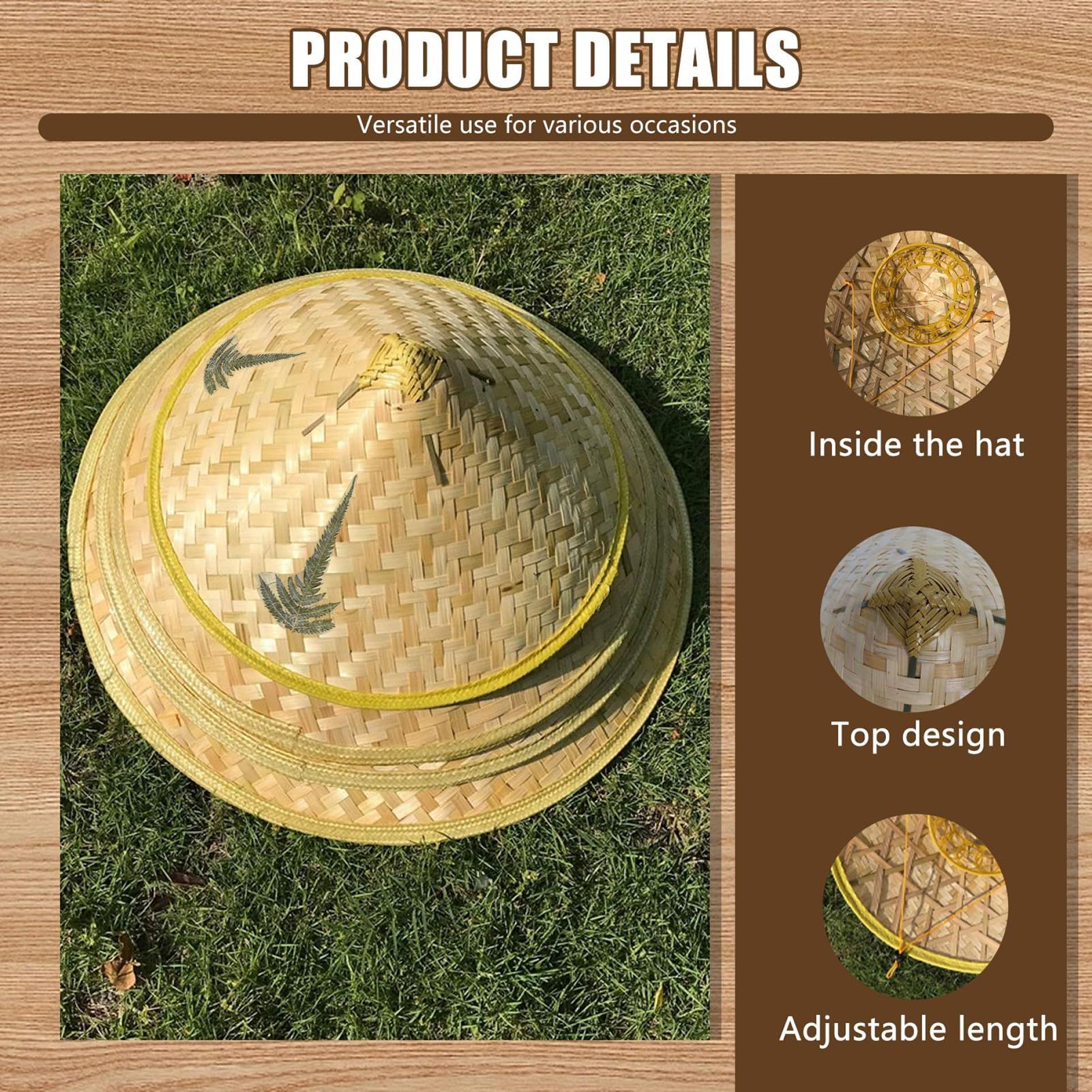 Sombrero de Paja Chino Hecho a - Bucket Hat Straw reseña y precio