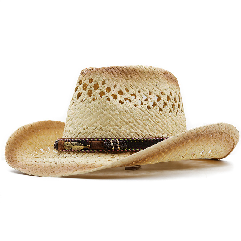Sombrero de paja de vaquero he - Bucket Hat Straw reseña y precio