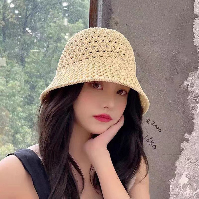 Nuevo sombrero para el sol par - Bucket Hat Straw reseña y precio