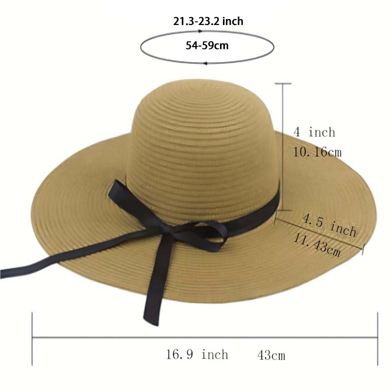 Sombrero de playa Simple de ve - Bucket Hat Straw reseña y precio