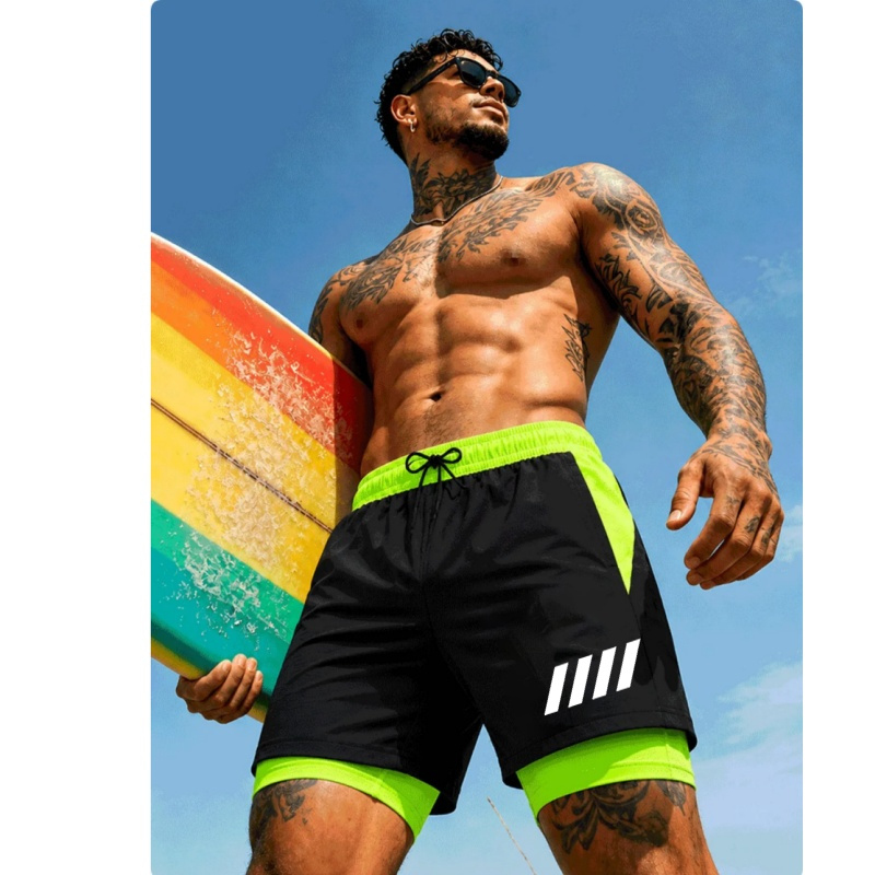 Pantalones cortos de playa lig - Swim Trunk Quick Dry reseña y precio